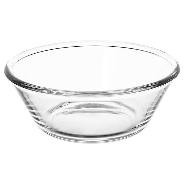 VARDAGEN Serving bowl, clear glass 20 cm