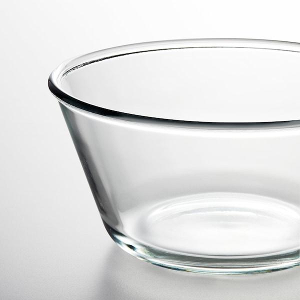 VARDAGEN Serving bowl, clear glass 20 cm