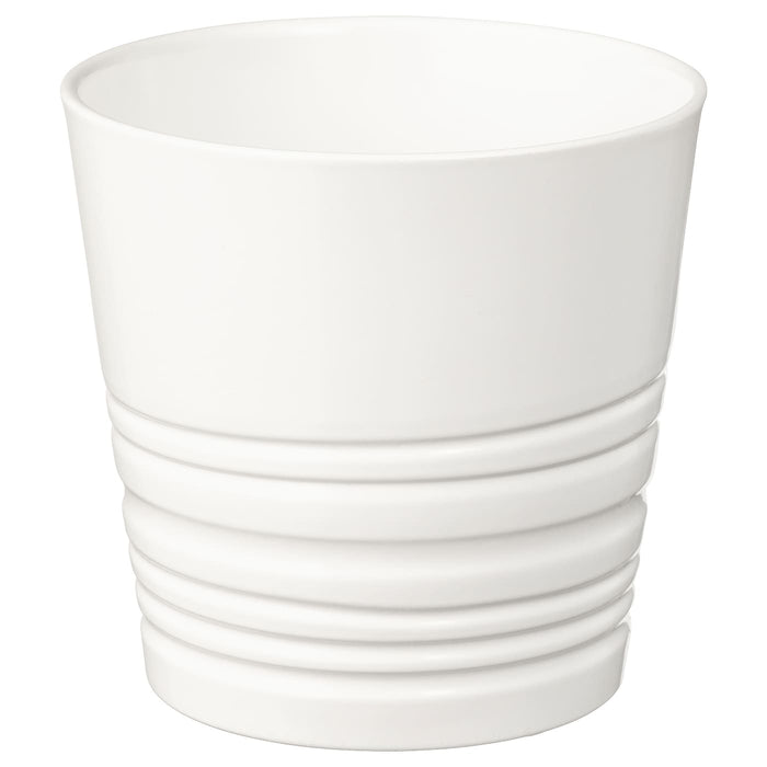 MUSKOT Plant pot, white, 9 cm