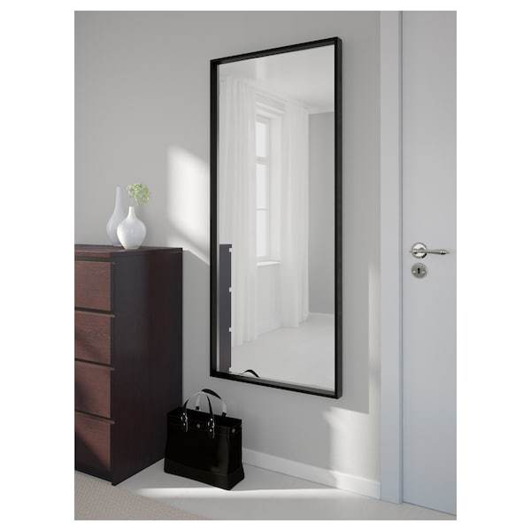 NISSEDAL mirror 65x150cm black