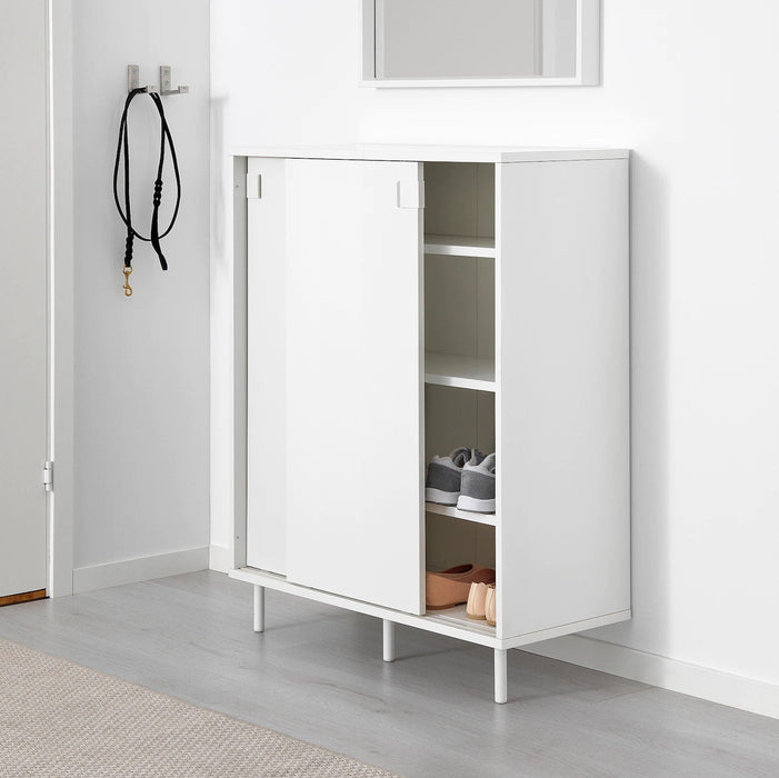 MACKAPAR Shoe cabinet/storage, white 80x35x102 cm