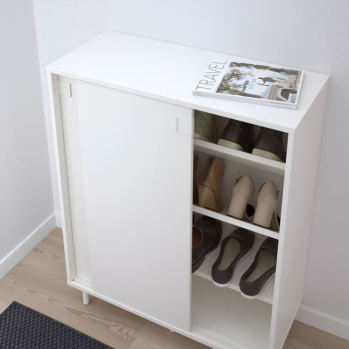 MACKAPAR Shoe cabinet/storage, white 80x35x102 cm