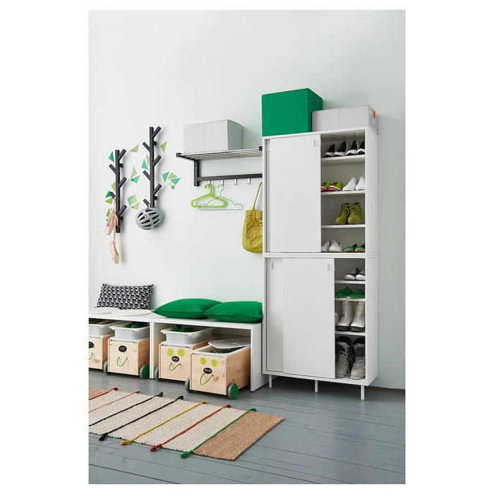 MACKAPAR Shoe cabinet/storage, white 80x35x102 cm