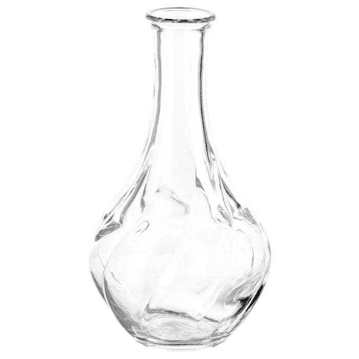 VILJESTARK Vase, clear glass 17 cm