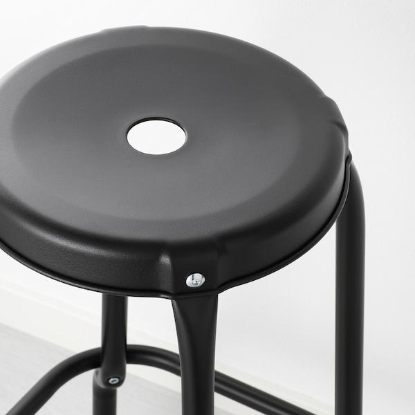 RASKOG Stool, black