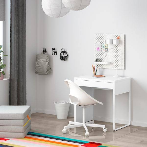 MICKE desk, 73x50 cm white