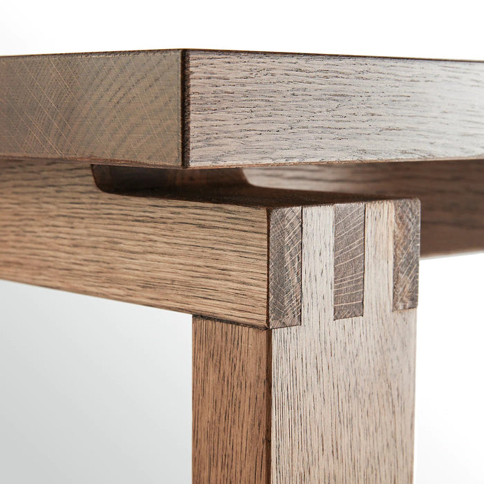 MORBYLANGA Table, oak veneer brown stained 220x100 cm