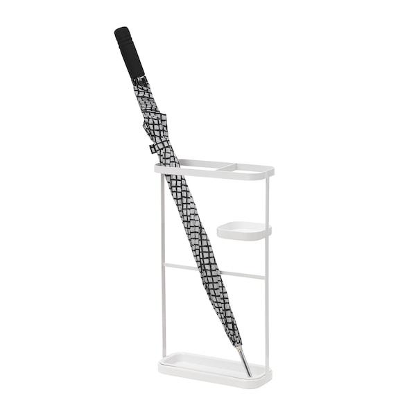 RASSLIG Umbrella stand, steel white 45 cm