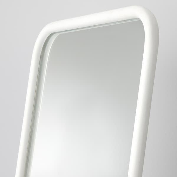 KNAPPER Standing mirror, white 48x160 cm