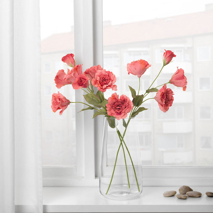 SMYCKA Artificial flower, Lisianthus/dark pink, 60 cm