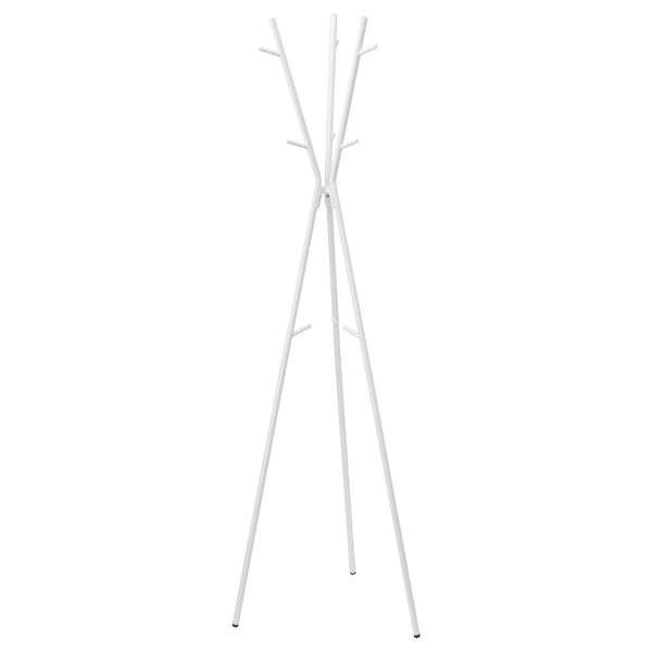 EKRAR Hat and coat stand, white 169 cm