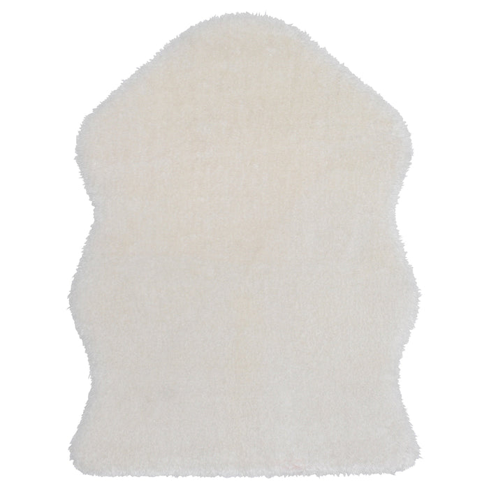 TOFTLUND Rug, white, 55x85 cm