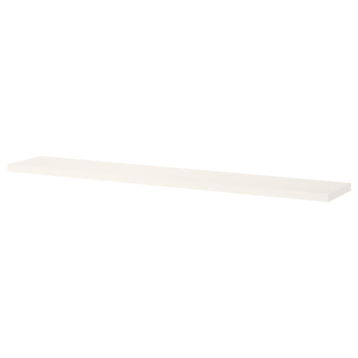 BERGSHULT Shelf, white, 120x20 cm, 80430497