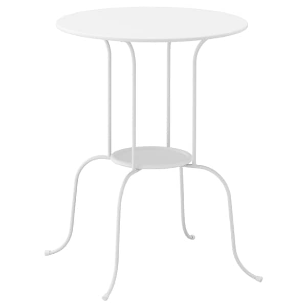 LINDVED Side table, white 50x68 cm