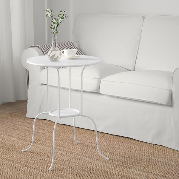 LINDVED Side table, white 50x68 cm