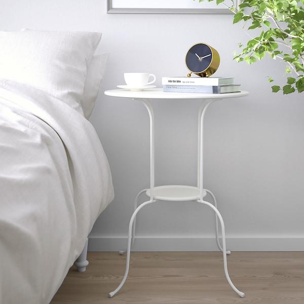 LINDVED Side table, white 50x68 cm