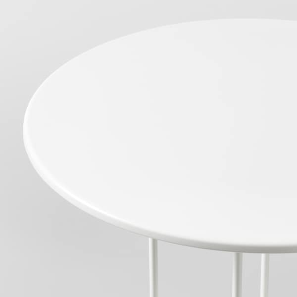 LINDVED Side table, white 50x68 cm