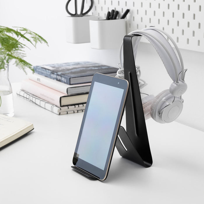 MOJLIGHET headset/tablet stand, black