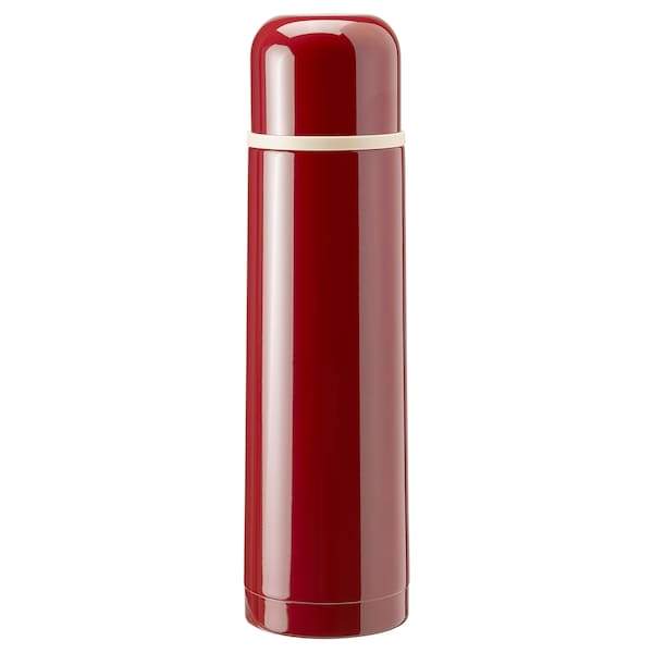 HALSA Steel vacuum flask, red 0.5 l