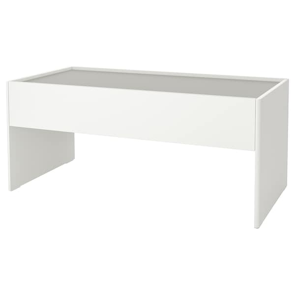 DUNDRA activity table with storage, white/grey