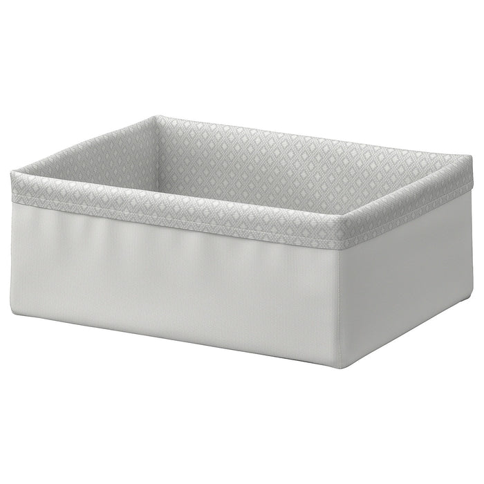 BAXNA Organiser, grey/white 20x26x10 cm