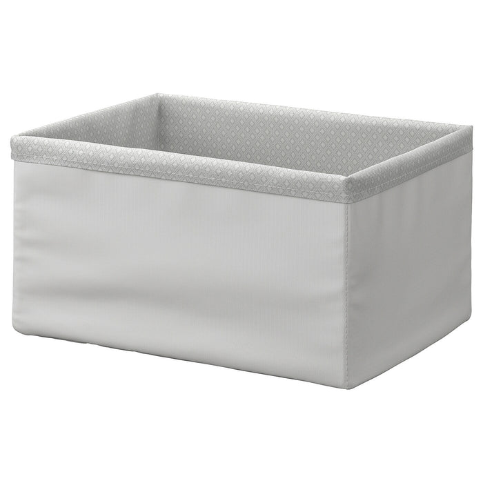 BAXNA organiser, grey/white, 26x34x18 cm