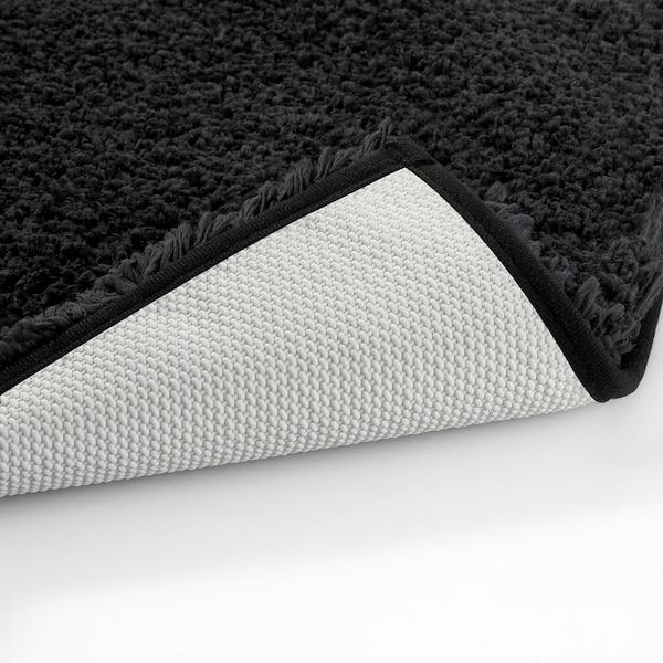 ALMTJARN Bath mat, dark grey 40x60 cm