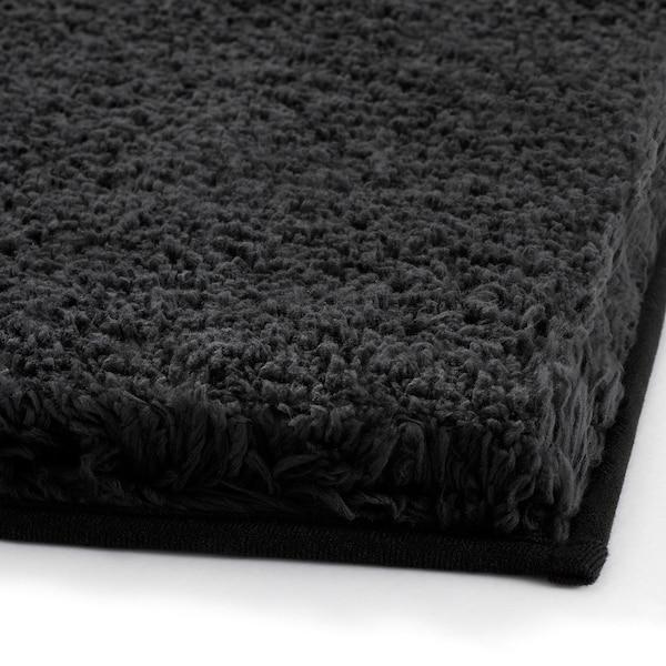 ALMTJARN Bath mat, dark grey 40x60 cm