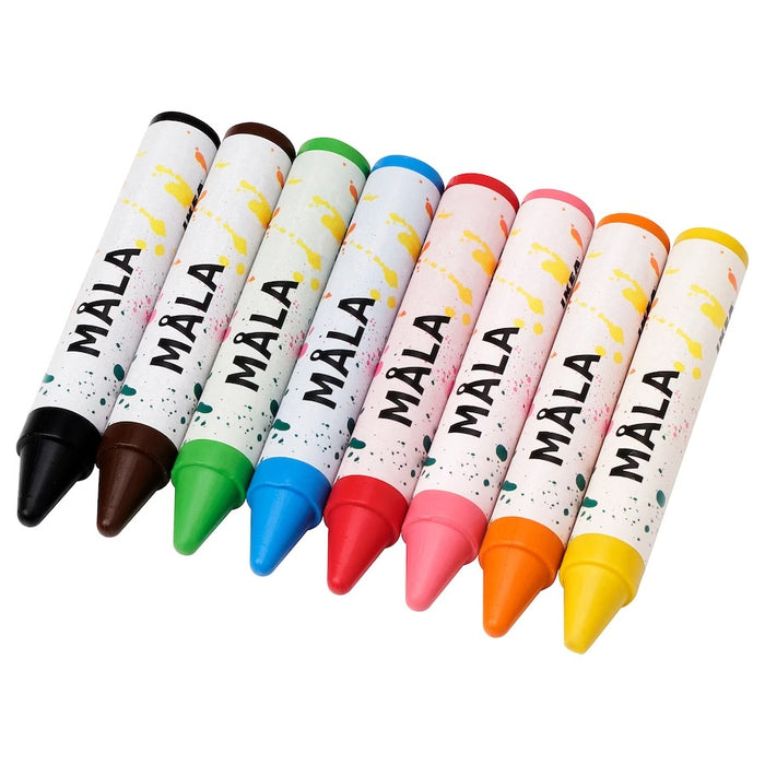 MALA Wax crayon, mixed colours