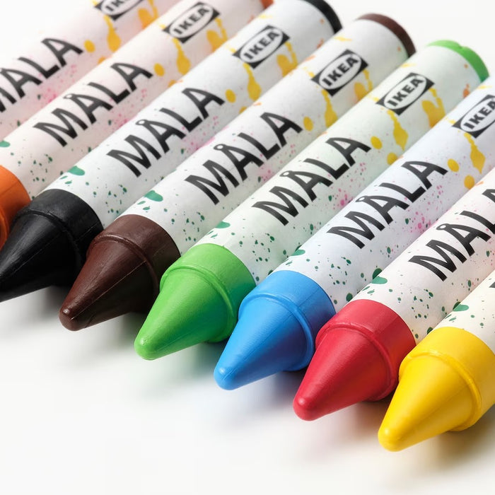 MALA Wax crayon, mixed colours