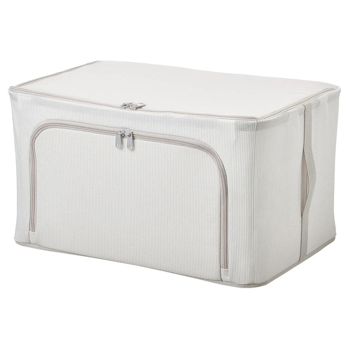 HEMMAFIXARE storage case, fabric striped/white/gre