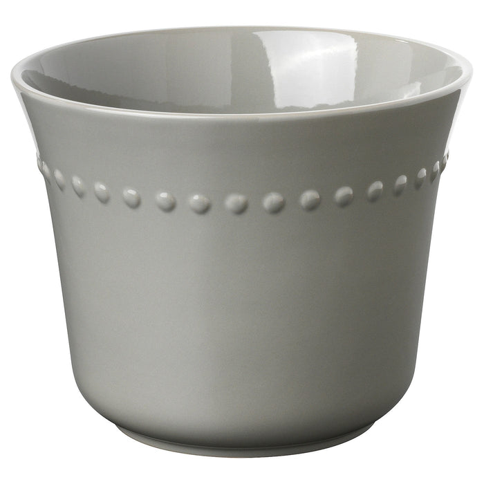 SHARONFRUKT Plant pot, in/outdoor grey 24 cm