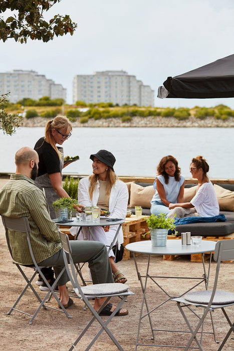 SUNDSO Chair, outdoor, grey