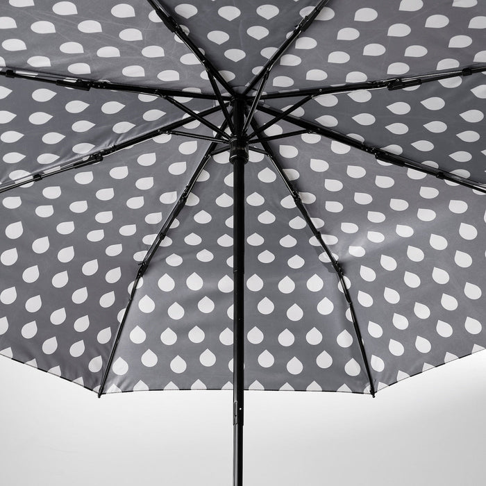 KNALLA Umbrella, black/beige drop