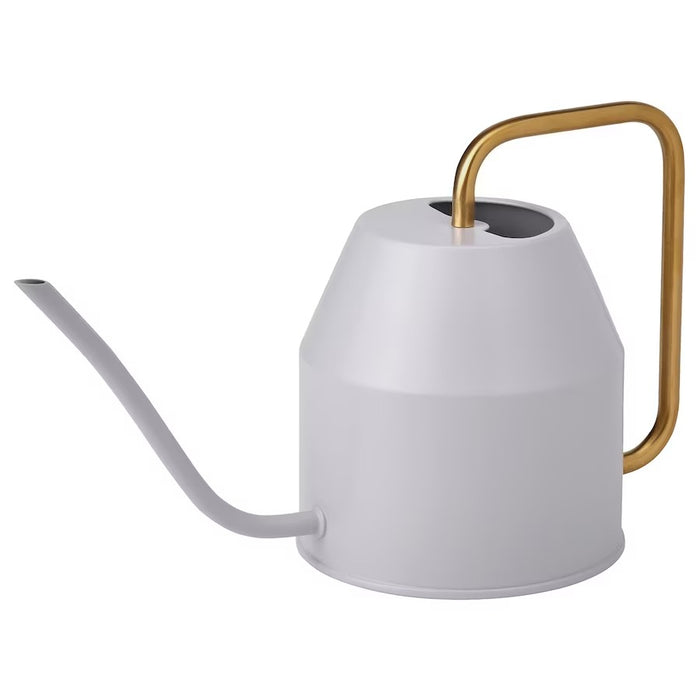 VATTENKRASSE Watering can 0.9l Light-grey/gold