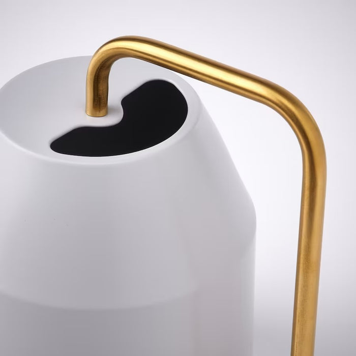 VATTENKRASSE Watering can 0.9l Light-grey/gold