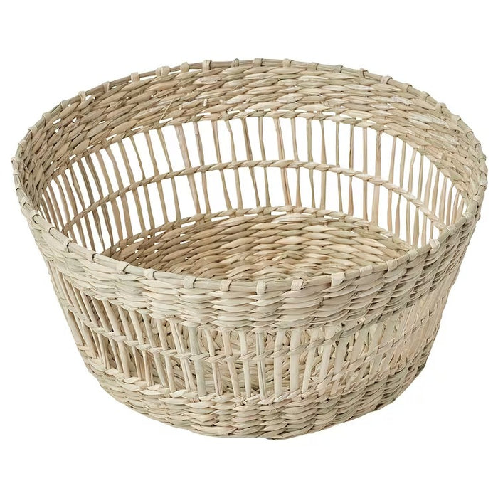 PENNFISK basket, natural sedge/handmade round