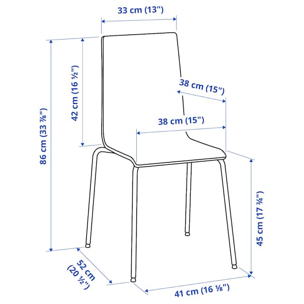 MARTIN Chair, black/black