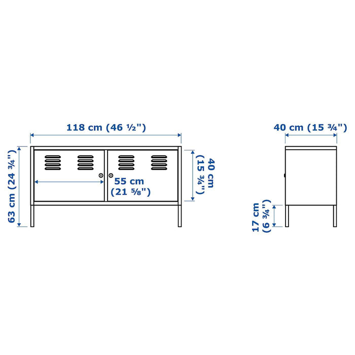 IKEA PS Cabinet, white 119x63 cm