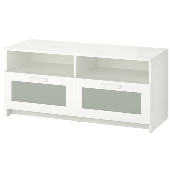 BRIMNES TV bench 120x53 cm white