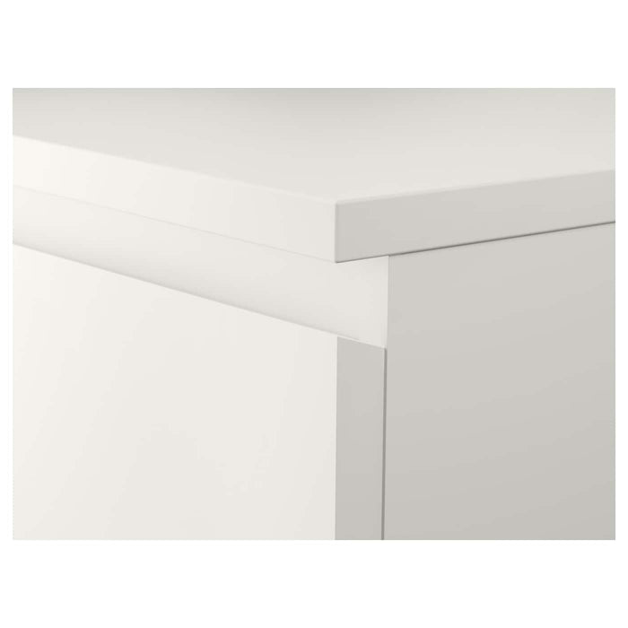 MALM Chest of 3 drawers, white 80x78 cm