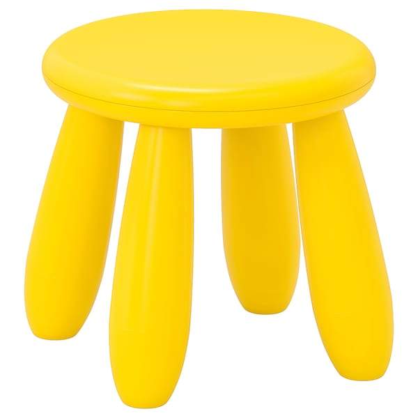 MAMMUT Children's stool, in/outdoor/yellow