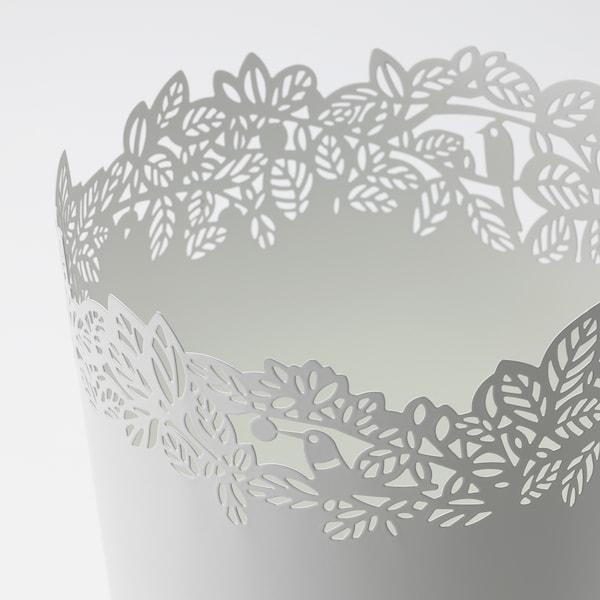 SAMVERKA Plant pot, white 12 cm