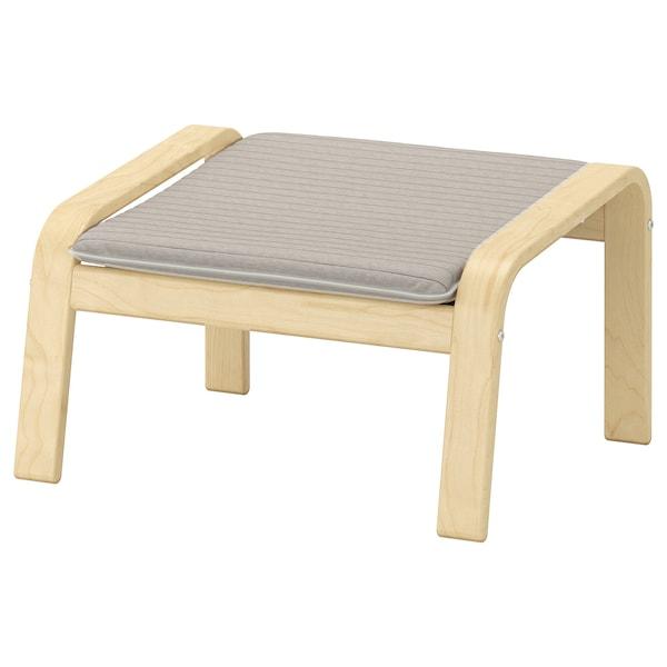 POANG Footstool cushion, Knisa light beige 55x59 cm