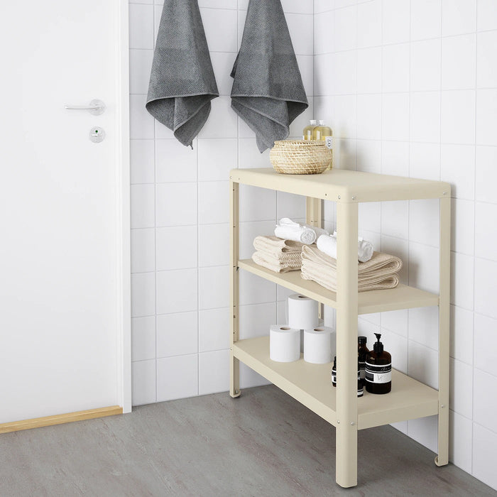 KOLBJORN shelving unit in/outdoor, beige, 80x81 cm