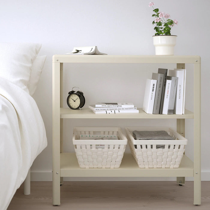 KOLBJORN shelving unit in/outdoor, beige, 80x81 cm