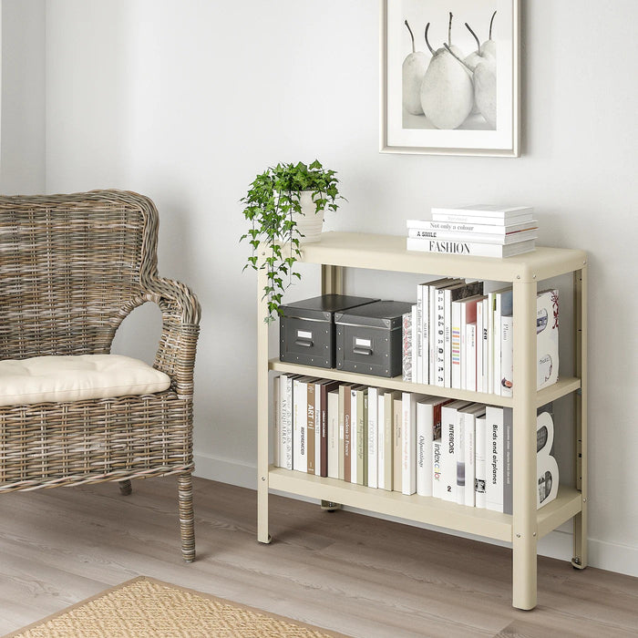 KOLBJORN shelving unit in/outdoor, beige, 80x81 cm