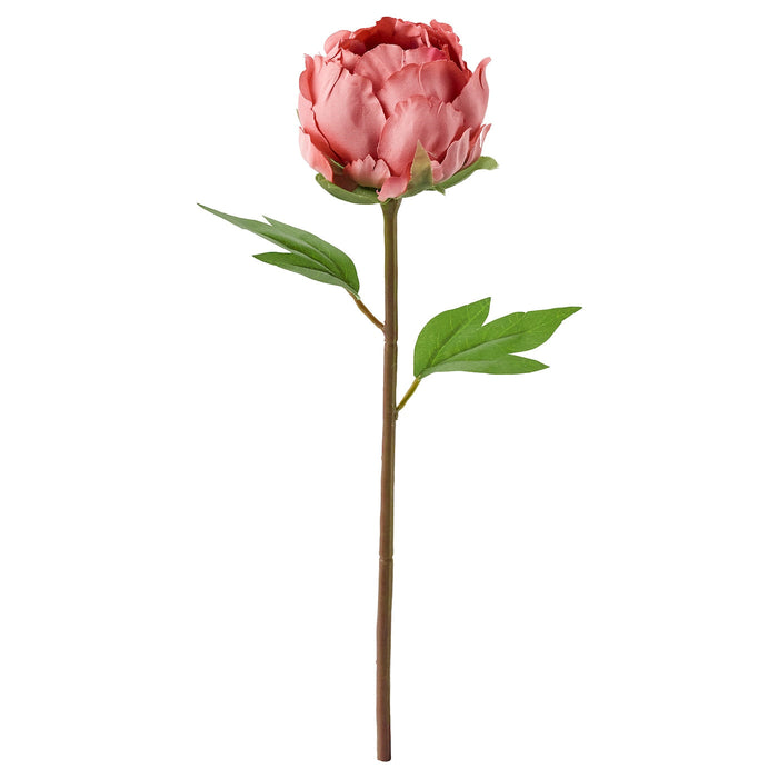 SMYCKA Artificial flower, Peony/dark pink, 30 cm