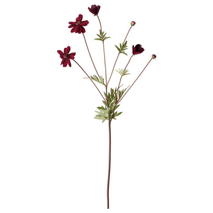 SMYCKA Artificial flower, cosmos/dark red, 65 cm