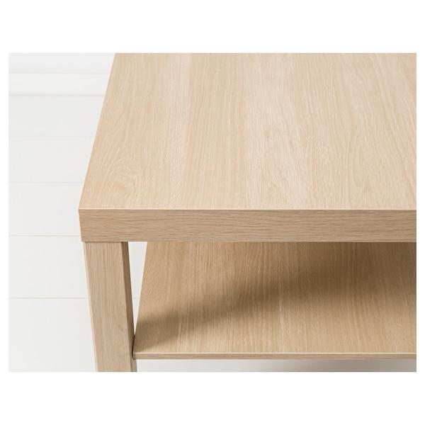 LACK coffee table 90x55 cm, white stained oak effect